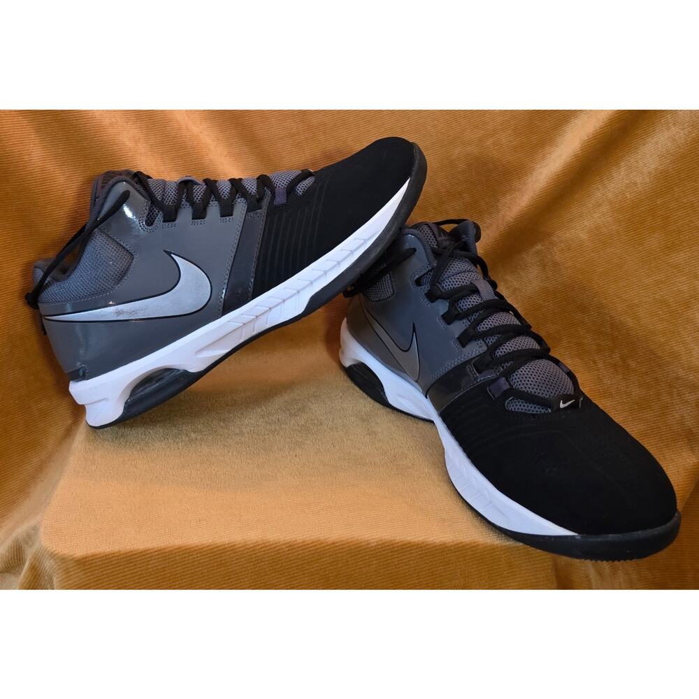 New Nike Air Visi Pro NBK Men's Basketball Shoes Gray Black Size 12